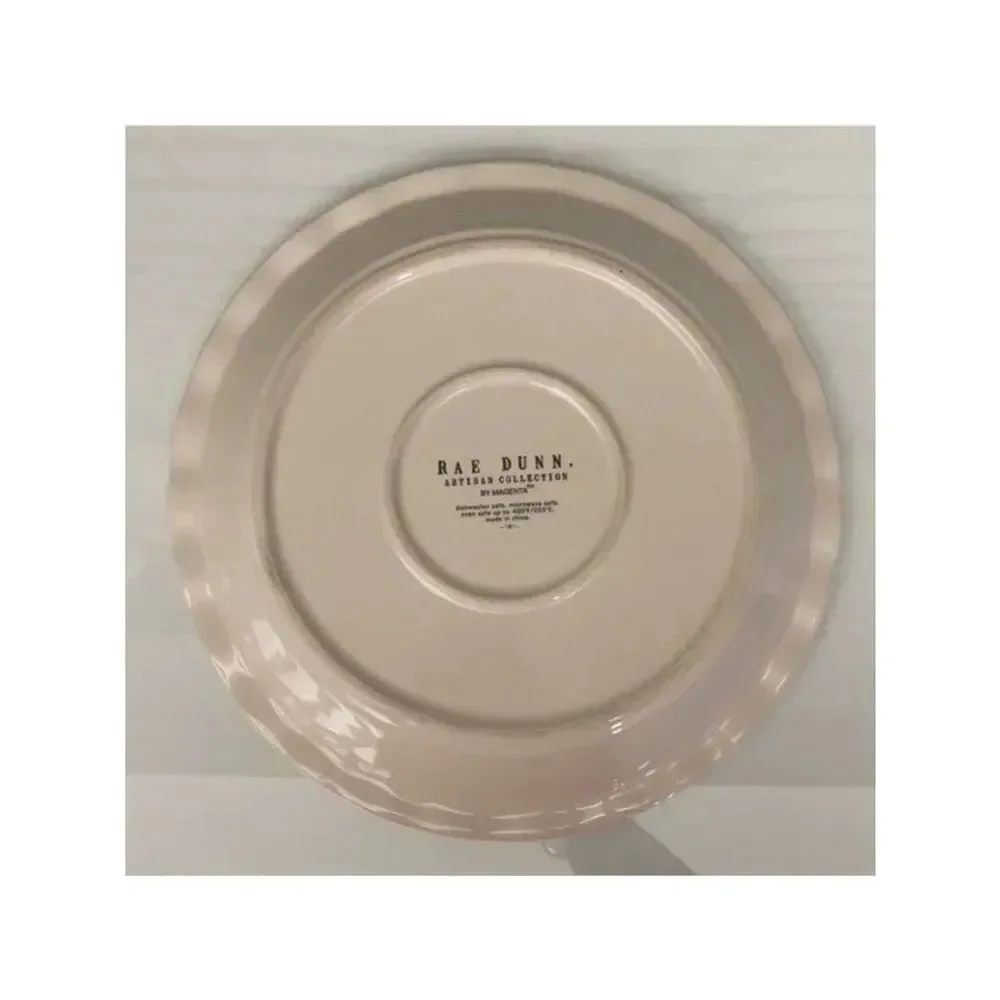 RAE DUNN Artisan Collection Patriotic Baking Dish / Plate 